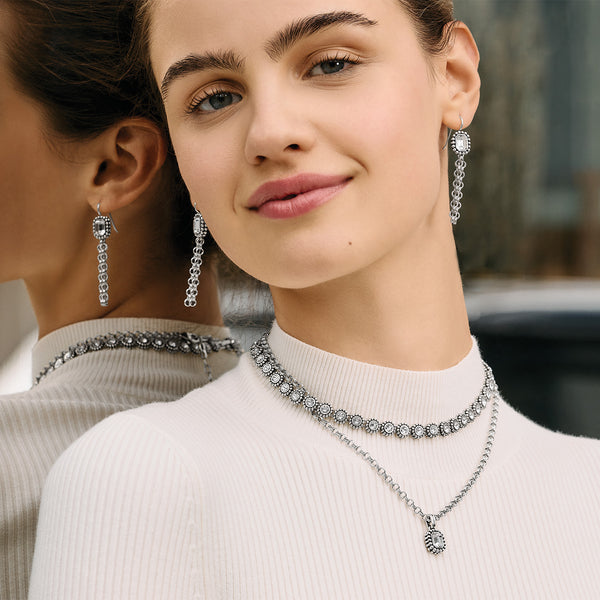 Twinkle Luxe Tassel Wire Earrings