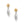 Load image into Gallery viewer, Meridian Orbit Bead Two Tone Post Earrings
