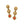 Load image into Gallery viewer, Venetian Gems Post Drop Earrings
