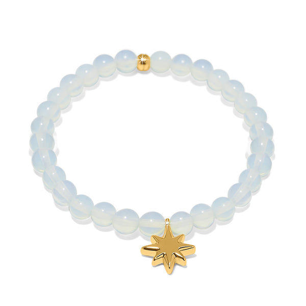 Enchanting Star Stretch Bracelet - Gold