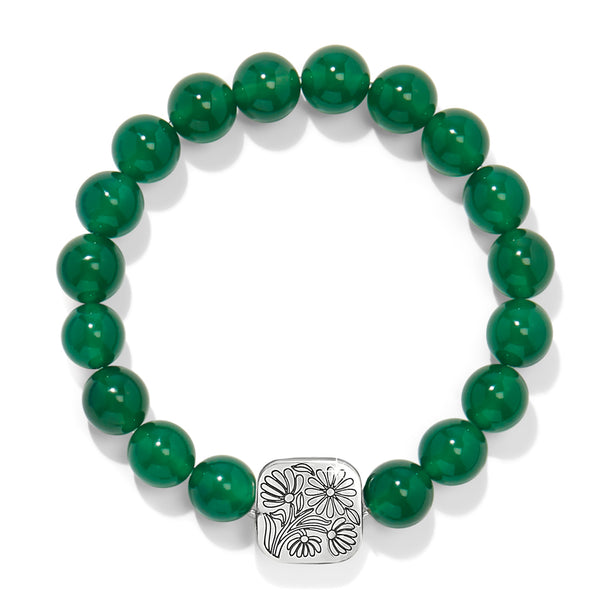 Sydney Daisy Stretch Bracelet - Green