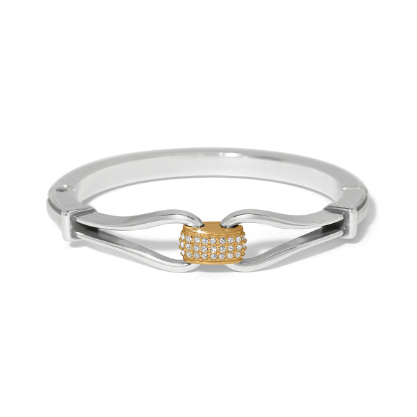 Meridian Classic Hinged Bangle - Two Tone
