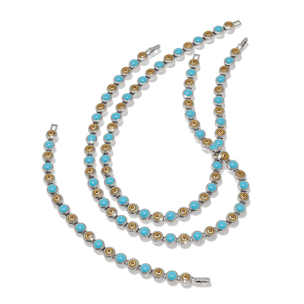 Mosaic Cerrillos Link Necklace