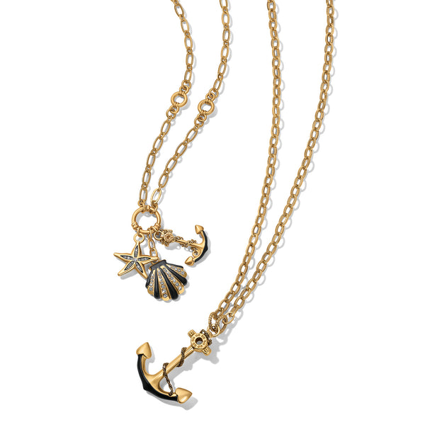Twilight Waters Anchor Necklace