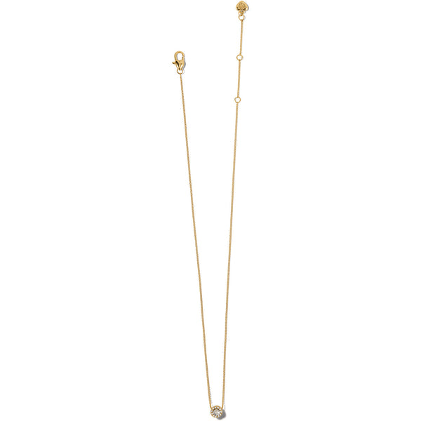 Illumina Solitaire Necklace - Gold