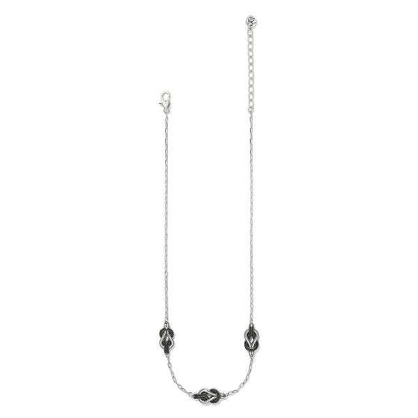 Interlok Harmony Trio Necklace - Black