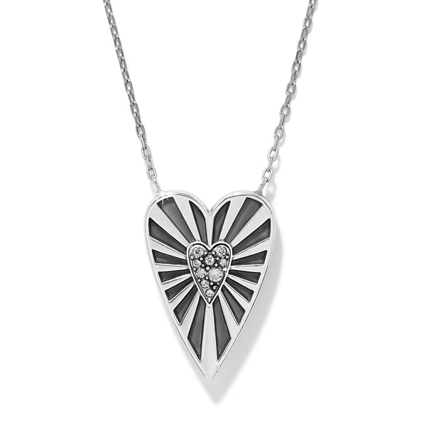 Love Message B Radiant Reversible Necklace