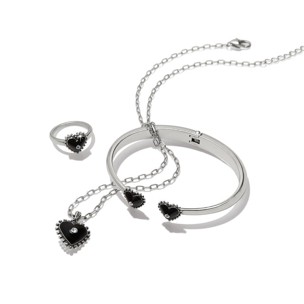 Pretty Tough Amour Heart Necklace