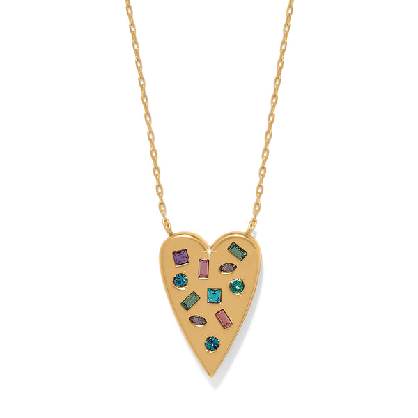 B Radiant Reversible Necklace Gold - Multi