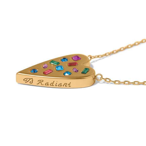 B Radiant Reversible Necklace Gold - Multi