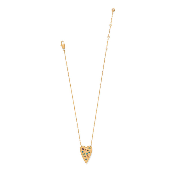 B Radiant Reversible Necklace Gold - Multi