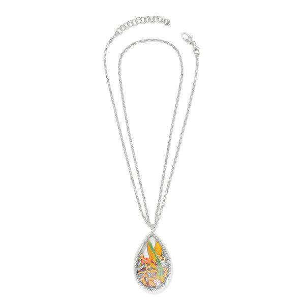 Everbloom Hummingbird Shaker Necklace