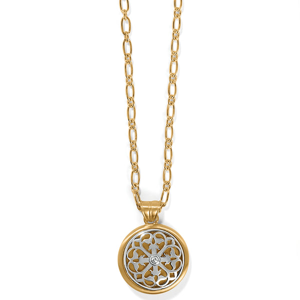 Ferrara Two-Tone Luce Large Pendant Necklace