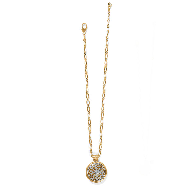 Ferrara Two-Tone Luce Large Pendant Necklace