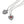 Load image into Gallery viewer, Adela Heart Mini Necklace Red
