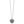 Load image into Gallery viewer, Adela Heart Mini Necklace Blue
