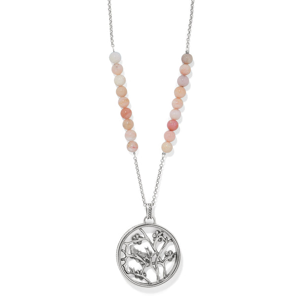 Sakura Beaded Pendant Necklace