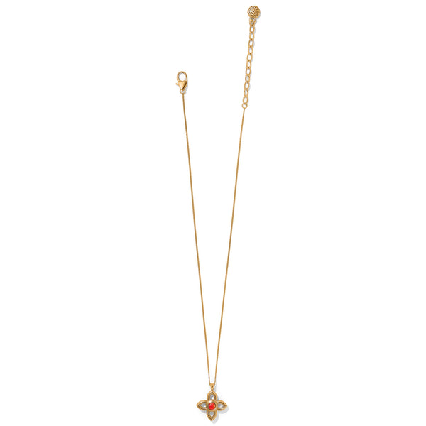 Venetian Gems Flower Petite Necklace