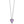 Load image into Gallery viewer, Dazzling Love Petite Necklace Lilac
