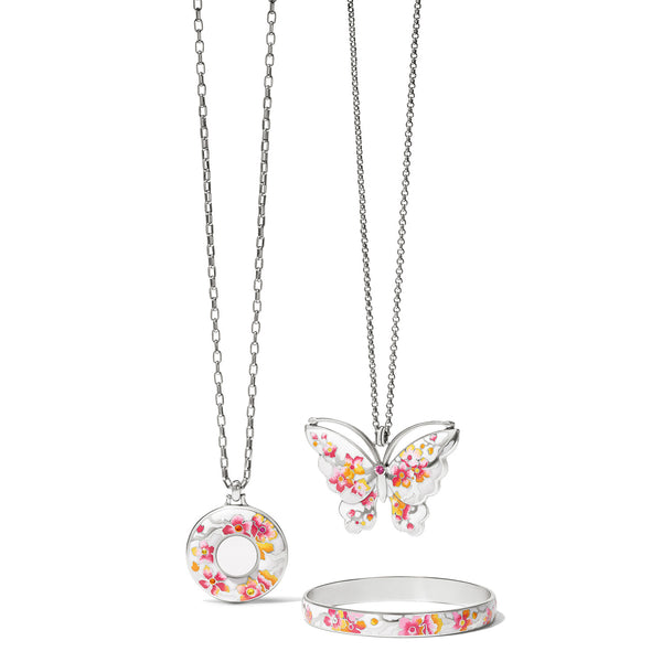 Kyoto In Bloom Sakura Butterfly Necklace