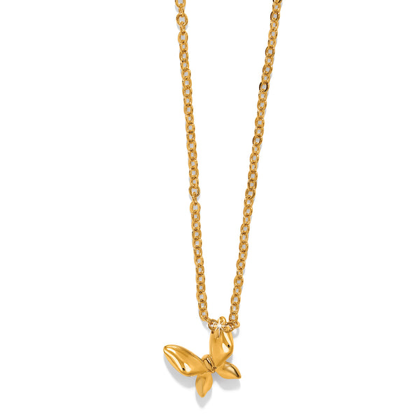 Enchanting Butterfly Necklace Gold