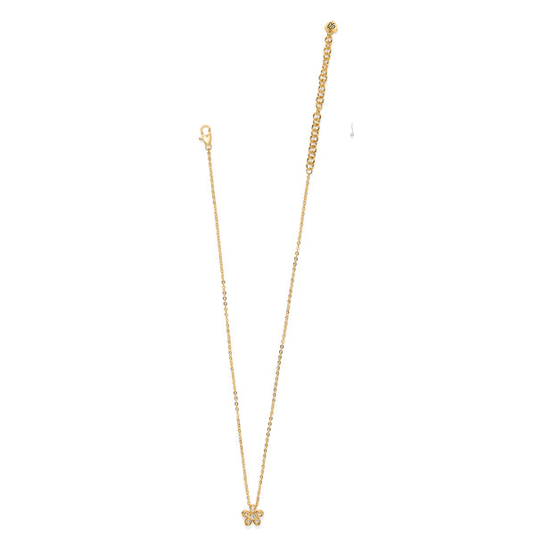 Enchanting Flower Necklace - Gold