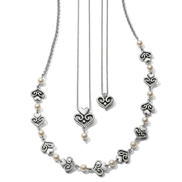 Alcazar Amor Pearl Pendant Necklace