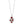 Load image into Gallery viewer, Constella Cluster Necklace - Ruby
