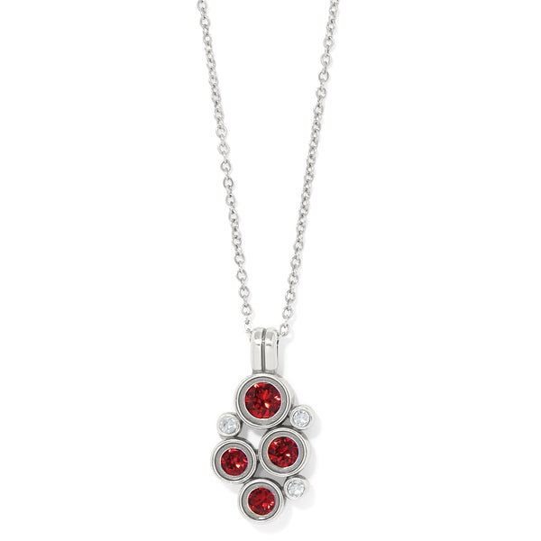 Constella Cluster Necklace - Ruby