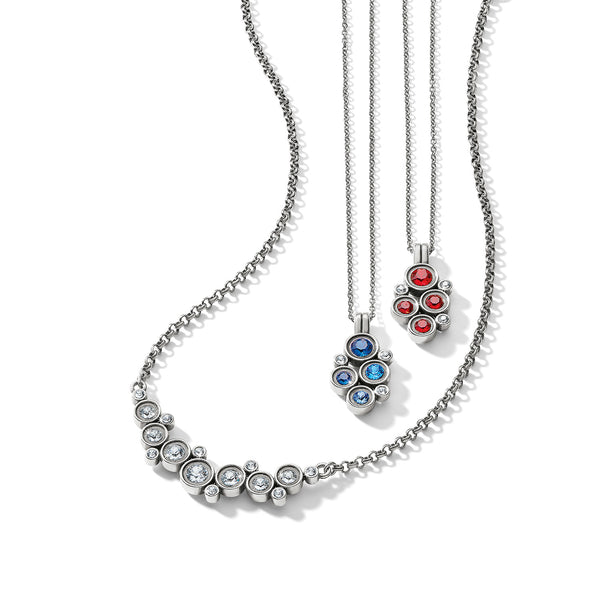 Constella Cluster Necklace - Blue