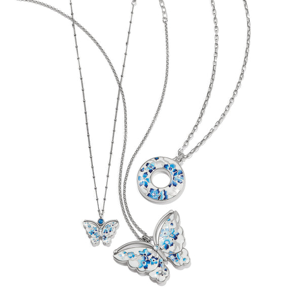 Kyoto In Bloom Indigo Ring Necklace