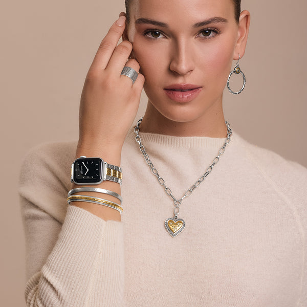 Mosaic Two-Tone Watch Band