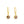 Load image into Gallery viewer, Sand Jewel Leverback Earrings - Round - 14k Gold Vermeil
