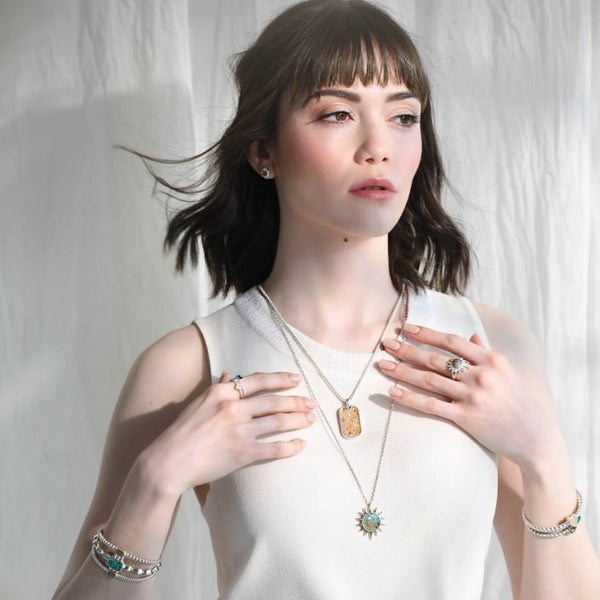 The Sun Necklace - Long - Ocean Gradient