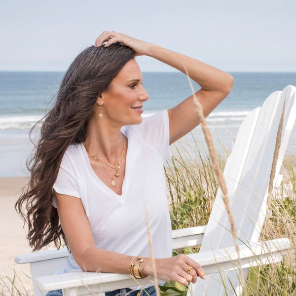 Carabiner Necklace by Captain Kate - 14k Gold Vermeil