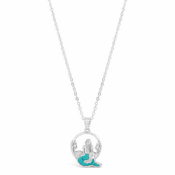 Mermaid's Cove Necklace - Turquoise Gradient