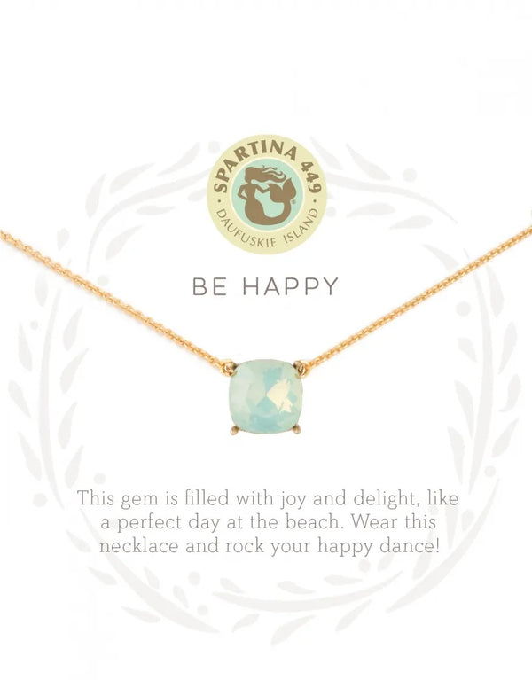 Be Happy Sea La Vie  Necklace