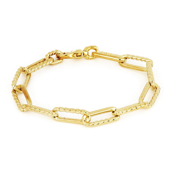 Diamante JM Large Link Bracelet - Gold