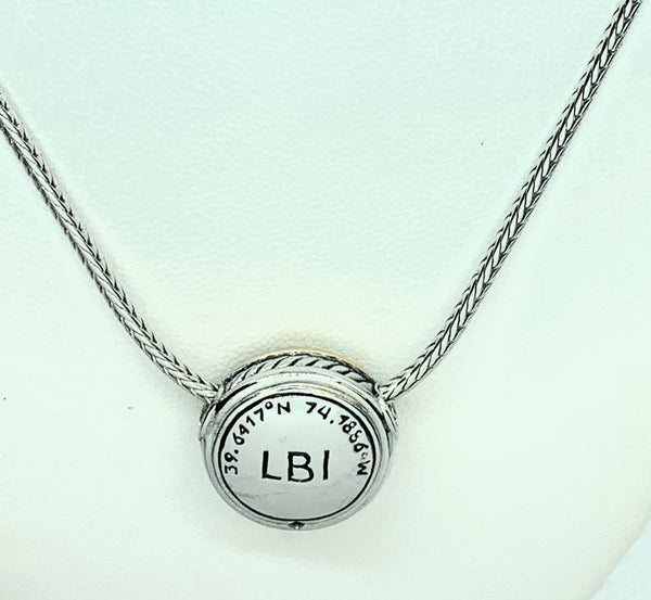 LBI Custom Latitude Longitude Necklace - Jenna Jane's Jewelry
