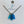 Load image into Gallery viewer, Blue Trio Sea Glass Necklace
