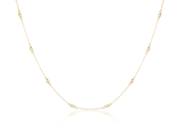 15" Choker Simplicity Chain Gold - Classic 2.5mm Gold