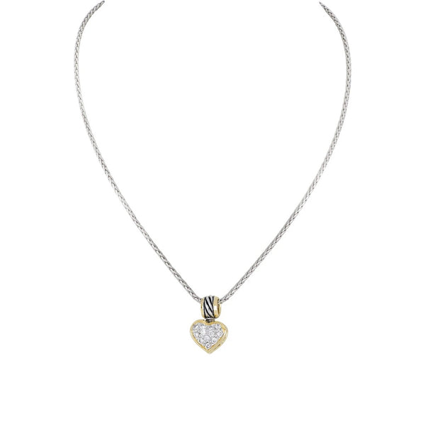 Celebration Petite Pavé Heart Necklace