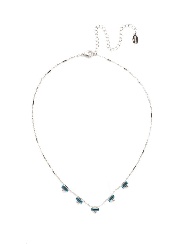 Shine and Dash Tennis Necklace