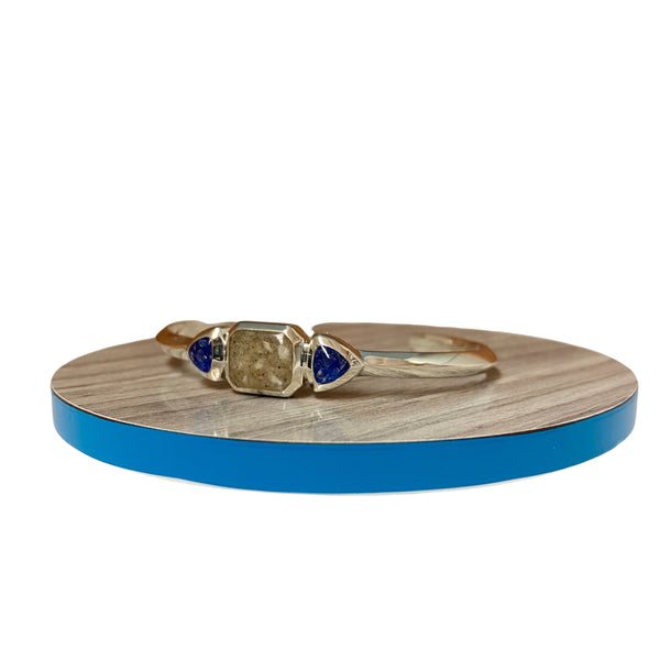 Serenity Cuff Bracelet - Sea Glass