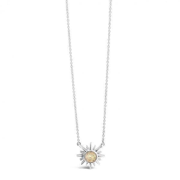 Delicate Dune Sunburst Necklace