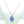 Load image into Gallery viewer, Pave Starfish Sea Glass Necklace Periwinkle - Jenna Jane&#39;s Jewelry
