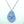 Load image into Gallery viewer, Pave Starfish Sea Glass Necklace Periwinkle - Jenna Jane&#39;s Jewelry
