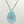 Load image into Gallery viewer, Pave Starfish Sea Glass Necklace Aqua - Jenna Jane&#39;s Jewelry
