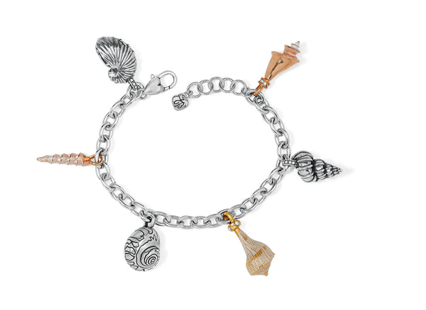 Shells Around the World Charm Bracelet
