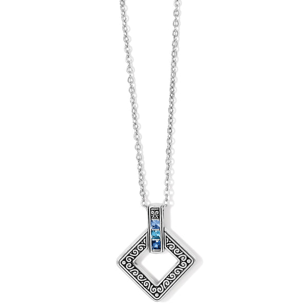 Spectrum Light Square Necklace